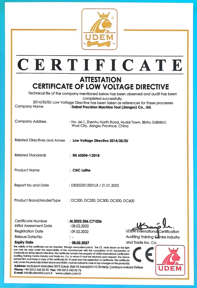 CE certificate CE certificate